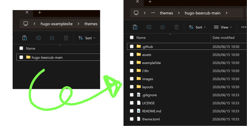bear cub in the themes folder bear cub in the themes folder