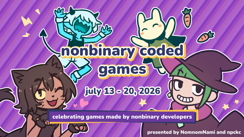 Nonbinary Coded Games banner!